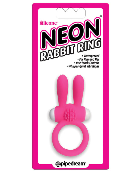 Neon Rabbit Ring - Pink