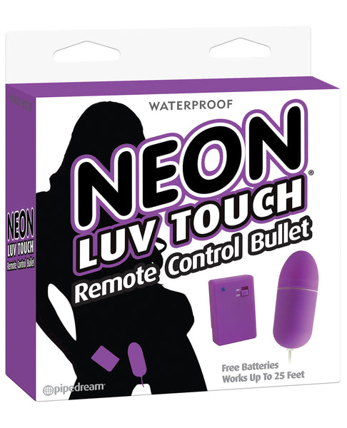 Neon Luv Touch Remote Control Bullet - Purple