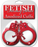 Fetish Fantasy Series Anodized Cuffs - Red