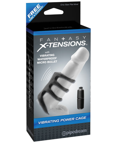 Fantasy Xtensions Vibrating Power Cage - Black