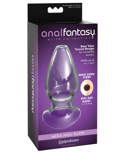 Anal Fantasy Ellite Mega Anal Glass Gaper - Clear