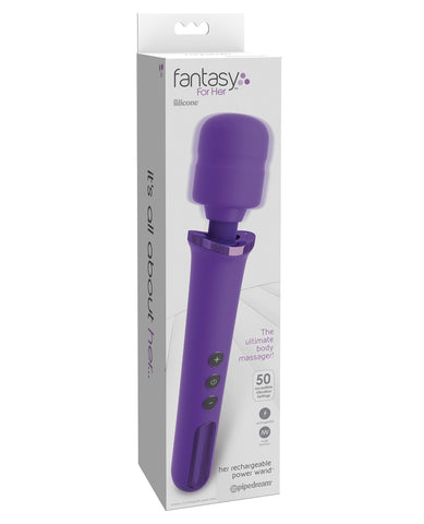 Fantasy for Her Rechargeable Power Wand - Purple