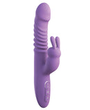 Fantasy for Her Ultimate Thrusting Silicone Rabbit - Purple