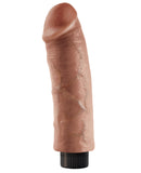 King Cock 8" Vibrating Cock - Tan