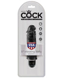 King Cock  5" Vibrating Stiffy - Black