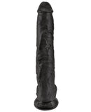 King Cock 14" Cock w/Balls - Black