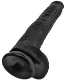 King Cock 14" Cock w/Balls - Black