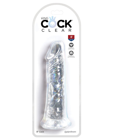 King Cock Clear 8" Cock