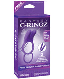 Fantasy C-Ringz Twin Teazer Rabbit Ring - Purple