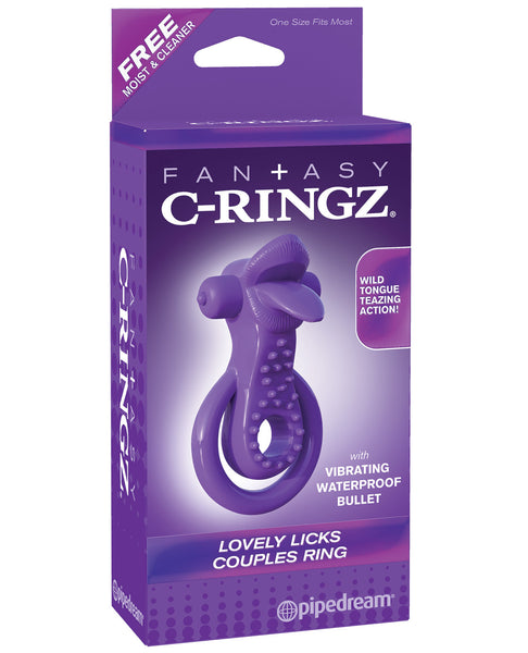 Fantasy C-Ringz Lovely Licks Couples Ring  - Purple