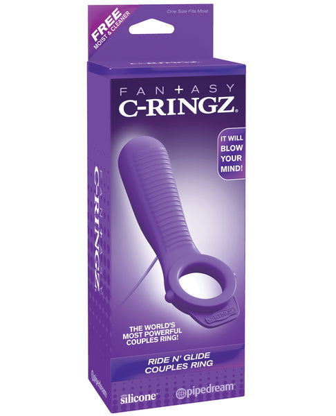 Fantasy C-Ringz Ride N' Glide Couples Ring - Purple