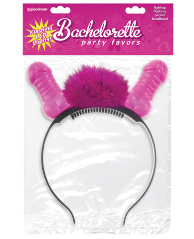 Bachelorette Party Favors Flashing Light Up Pecker Headband