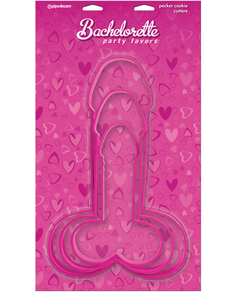 Bachelorette Party Favors Pecker Cookie Cutters - Pack of 3 Sizes