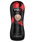 PDX Elite Vibrating Stroker Pussy - Flesh