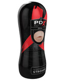 PDX Elite Vibrating Stroker Oral - Flesh