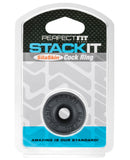 Perfect Fit Stackit Cock Ring - Black