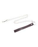 Plesur PVC Leash - Black w/Red