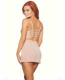 Holiday/Valentines Mesh Babydoll w/Panty Cream 3X