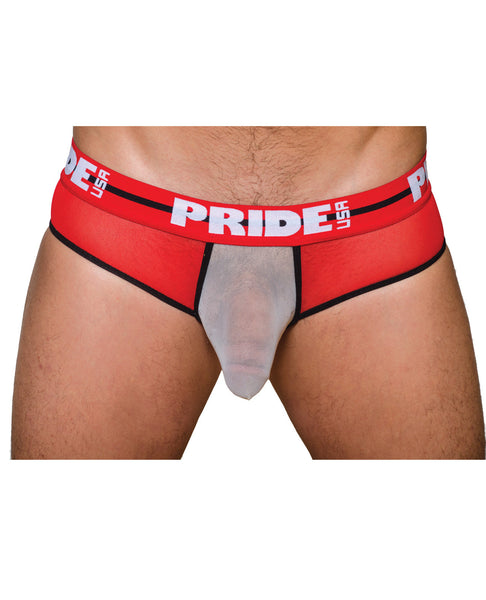 Pride Maui Mesh Brief Red XL