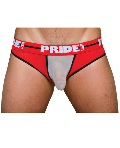 Pride Maui Mesh Thong Red XL