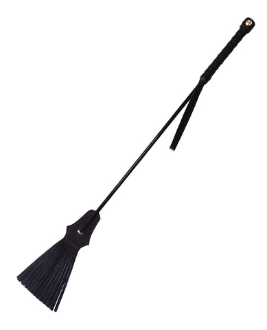 Rouge Tasselled Riding Crop - Black