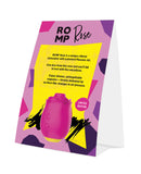 PROMO ROMP Rose Tent Card