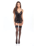 Rene Rofe Dress to Impress Garterslip & G-String Black M/L