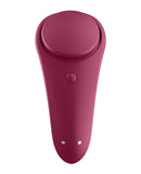 Satisfyer Sexy Secret Panty Vibrator - Red Wine