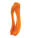 Satisfyer Candy Cane Finger Vibrator - Orange