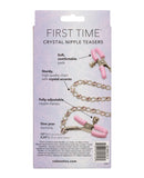 First Time Crystal Nipple Teasers - Pink