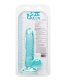 Size Queen 6"  Dildo - Blue