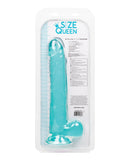 Size Queen 10" Dildo - Blue