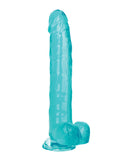 Size Queen 10" Dildo - Blue