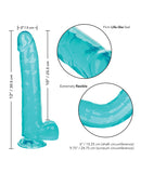 Size Queen 10" Dildo - Blue