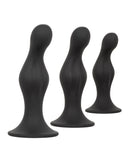 Silicone Anal Ripple Kit - Black