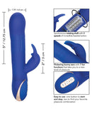 Jack Rabbit Signature Silicone Rotating Beaded Rabbit - Blue