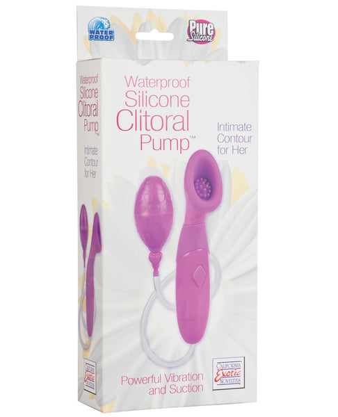 Waterproof Silicone Clitoral Pump - Pink