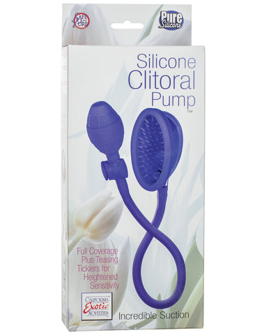 Silicone Clitoral Pump - Purple