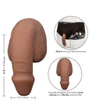 Packer Gear 5" Silicone Packing Penis - Brown