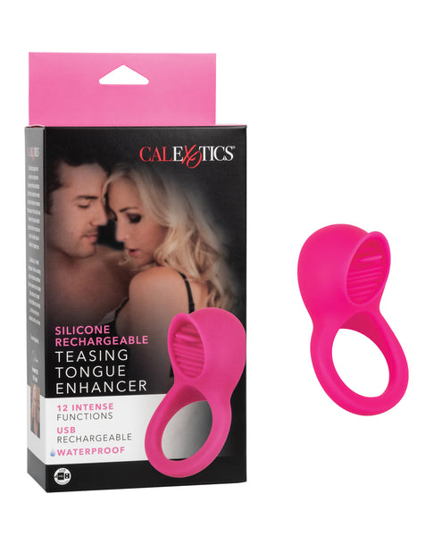 Silicone Rechargeable Teasing Tongue Enhancer