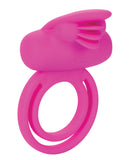 Silicone Rechargeable Dual Clit Flicker Enhancer - Pink