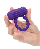 Silicone Rechargeable 5 Bead Maximus Ring - Purple