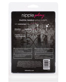 Nipple Play Playful Tassels Nipple Clamps - Black
