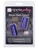 Nipple Play Silicone Nipple Suckers - Purple