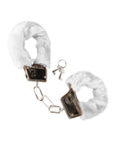 Playful Furry Cuffs - White