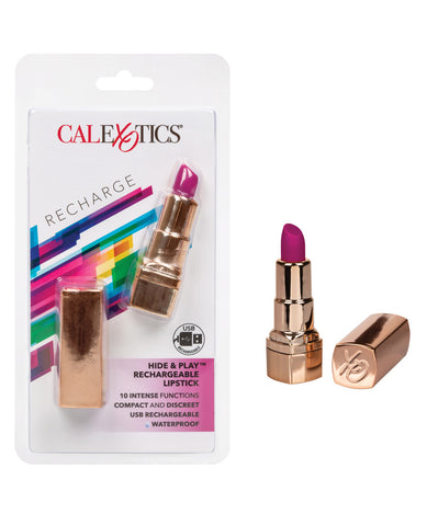 Hide & Play Rechargeable Lipstick - Purple