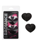 Radiance Heart Pasties - Black O/S