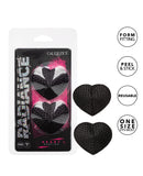 Radiance Heart Pasties - Black O/S