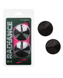 Radiance Round Pasties - Black O/S