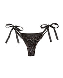 Radiance Side Tie Panties - Black O/S